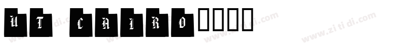 UT Cairo字体转换